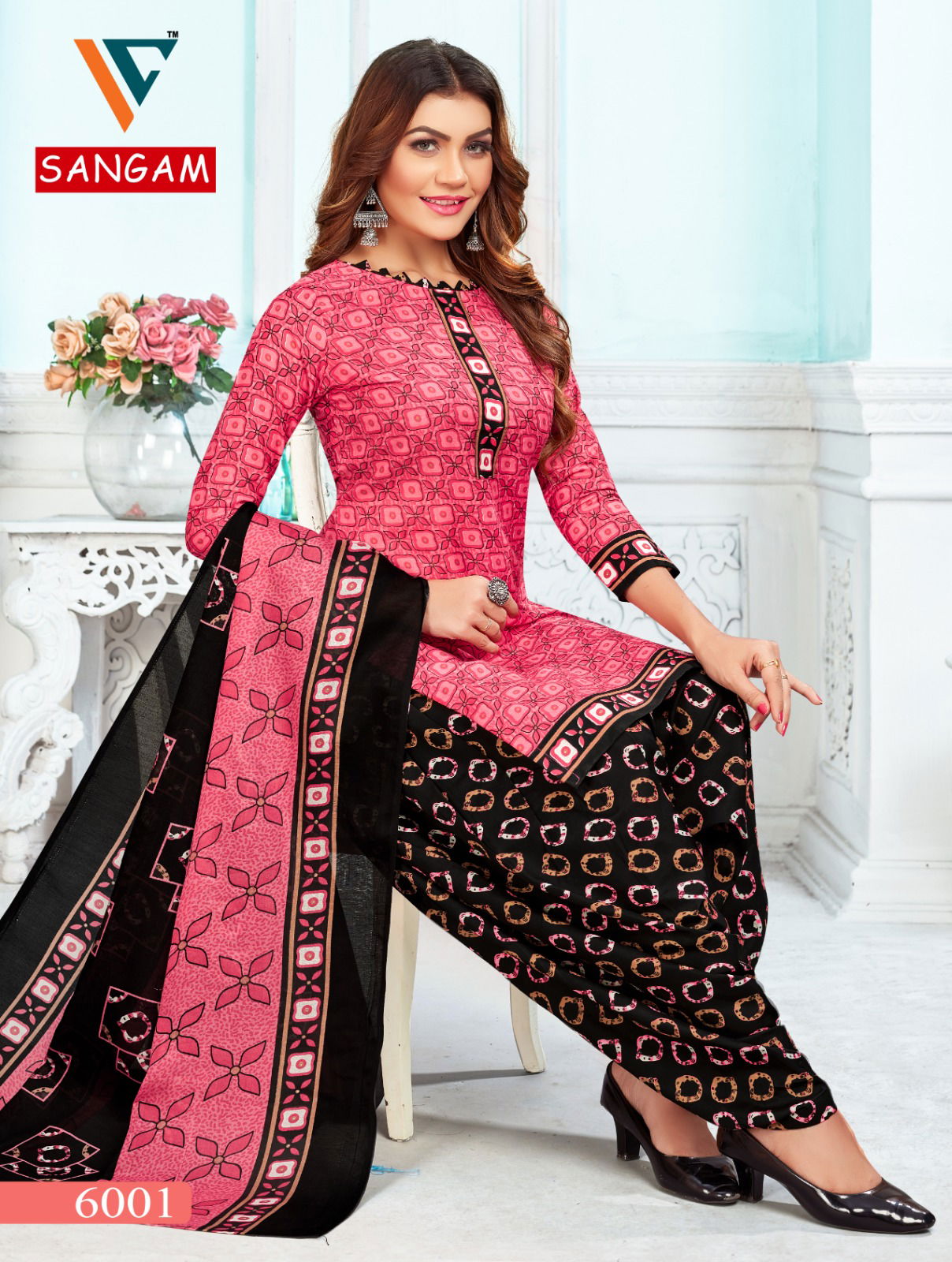 Vandana C Sangam Vol 6 Printed Cotton Dress Material
